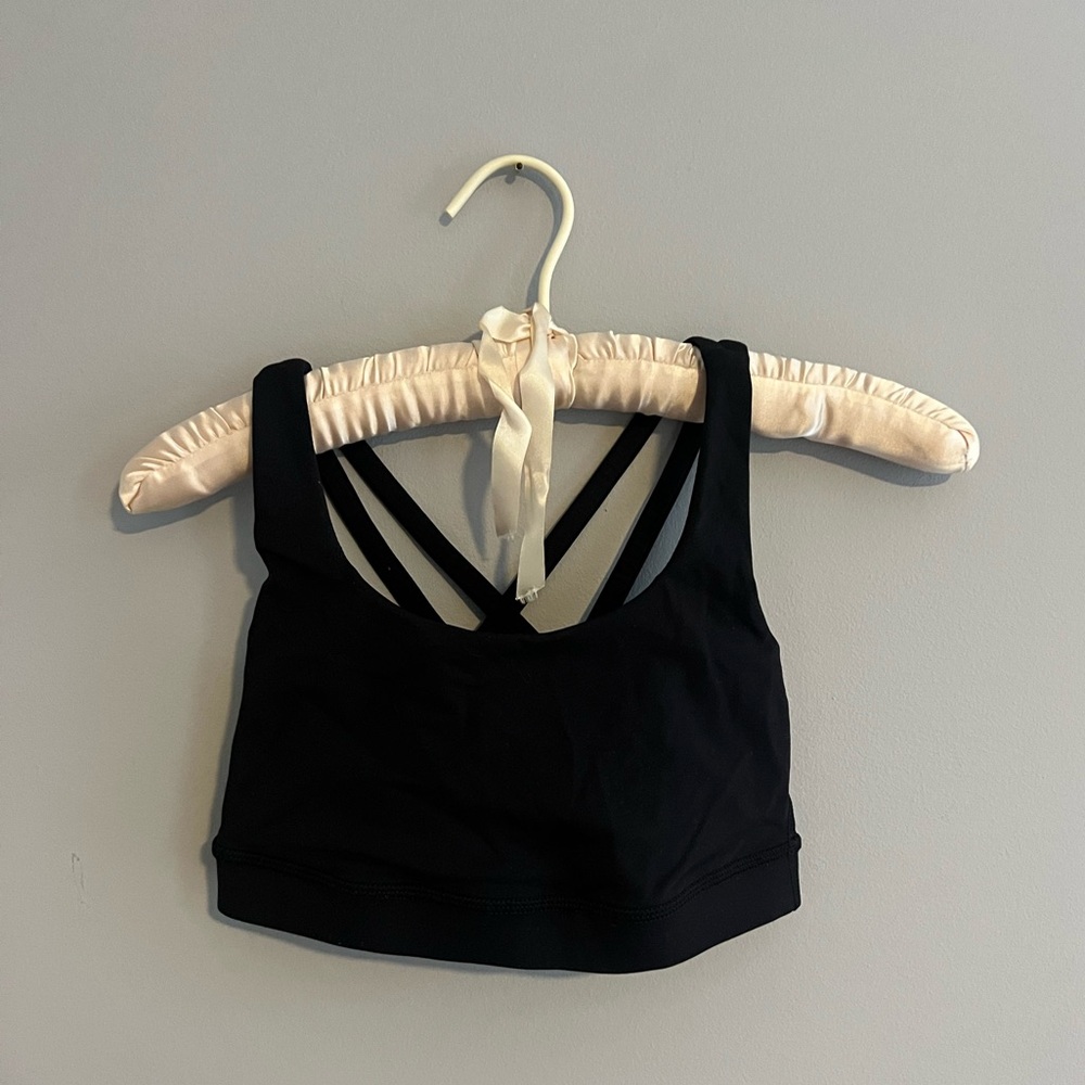 Black Crossover Lululemon Bra